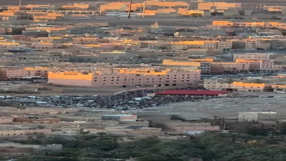 السويقة بمدينة زاكورة من الأعلى