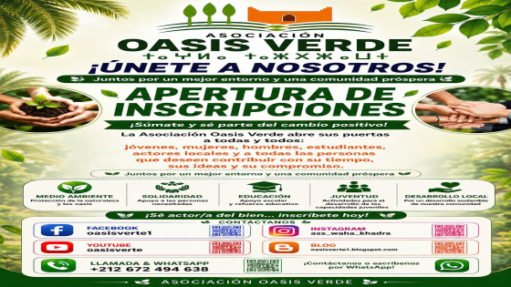 ¡ÚNETE A LA ASOCIACIÓN OASIS VERDE! La Asociación Oasis Verde abre sus puertas…