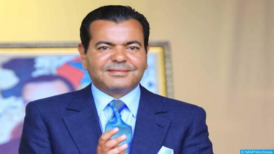 بتعليمات سامية من صاحب الجلالة الملك الأمير مولاي رشيد يستقبل أعضاء المنتخب الوط…