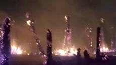 حريق مهول يلتهم حقول “أسرير المشان” و “المهدية”بواحة ترناتة بزاكورة والنيران تضي…