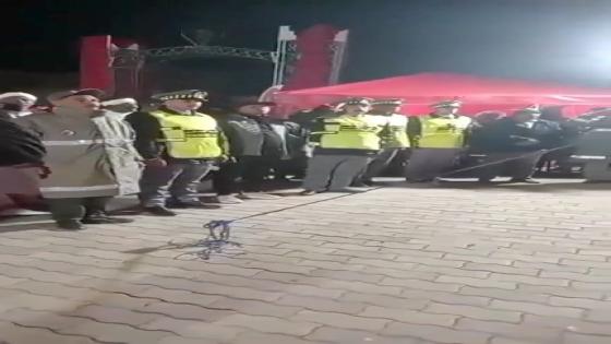 صور لتحية العلم من فان زون تنزولين قبيل مقابلة المنتخب الوطني المغربي و منتخب …